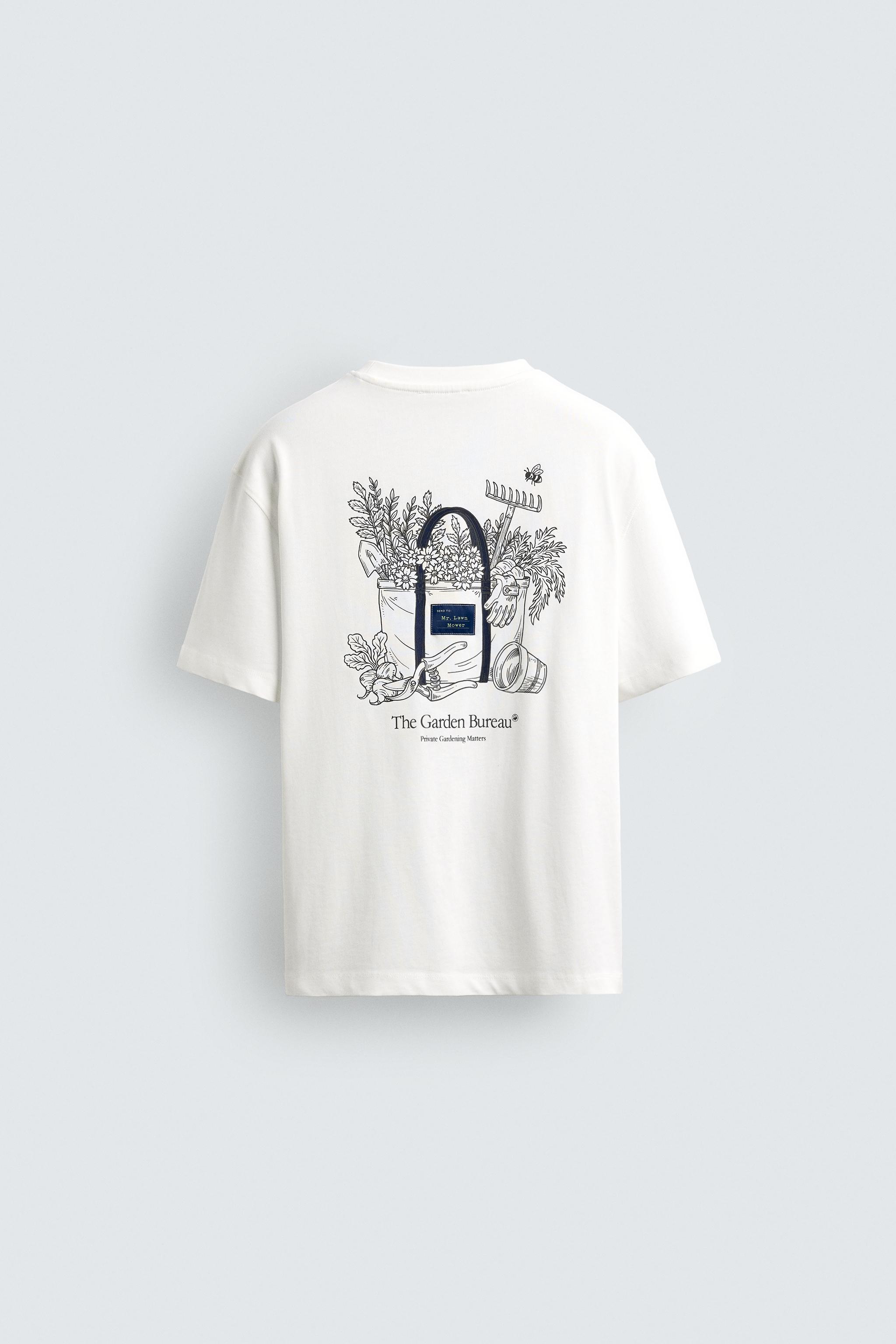 T-SHIRT À IMPRIMÉ EN CONTRASTE